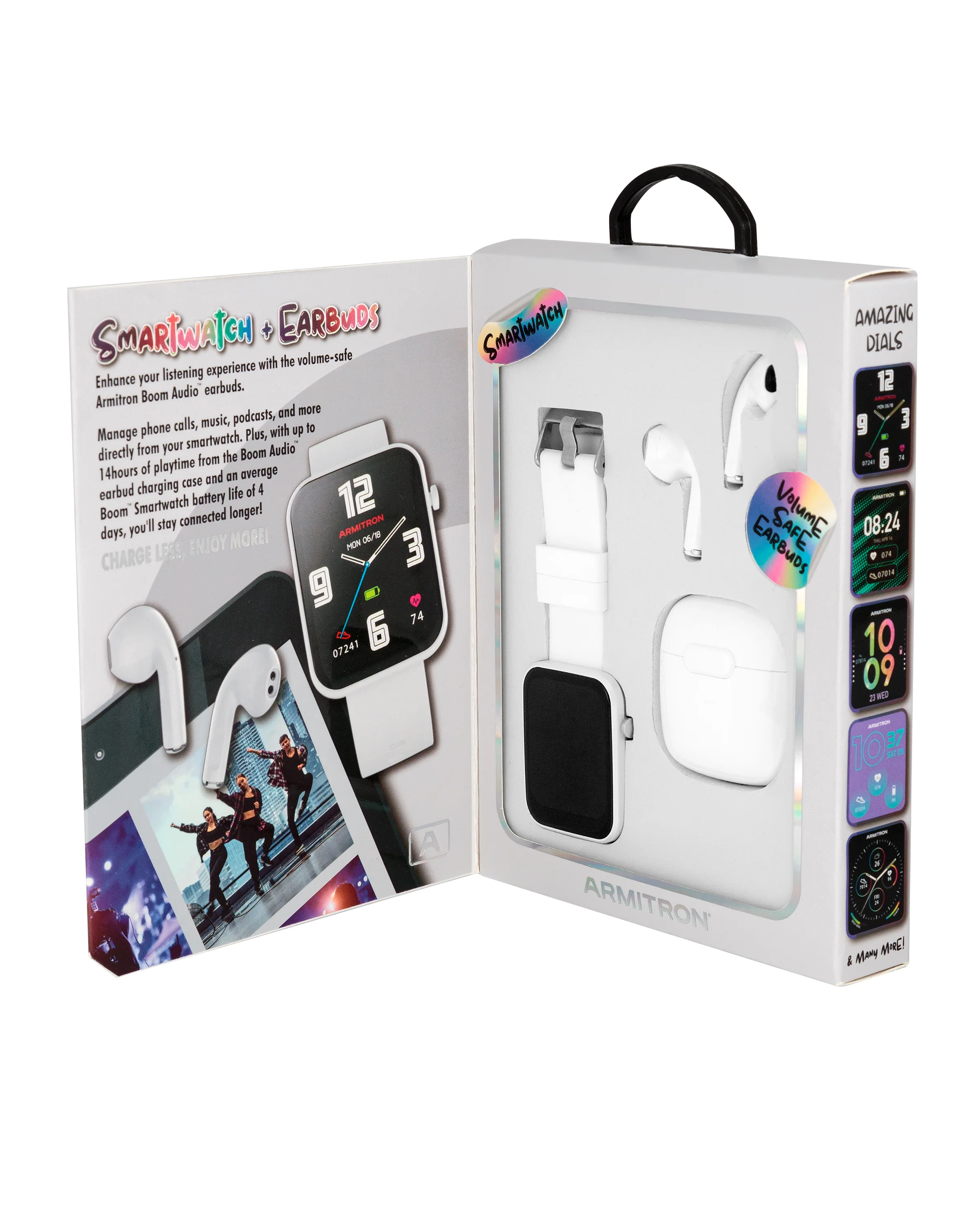 Armitron Boom Smartwatch and Earbuds™ | White - Image 6