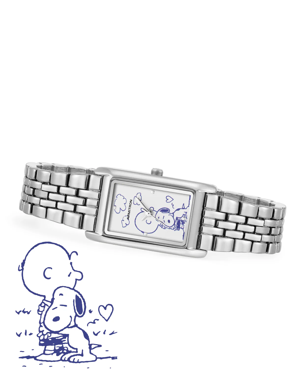 Armitron x Peanuts: Charlie Brown’s Embrace | 20mm, Peanuts Silver - Image 7
