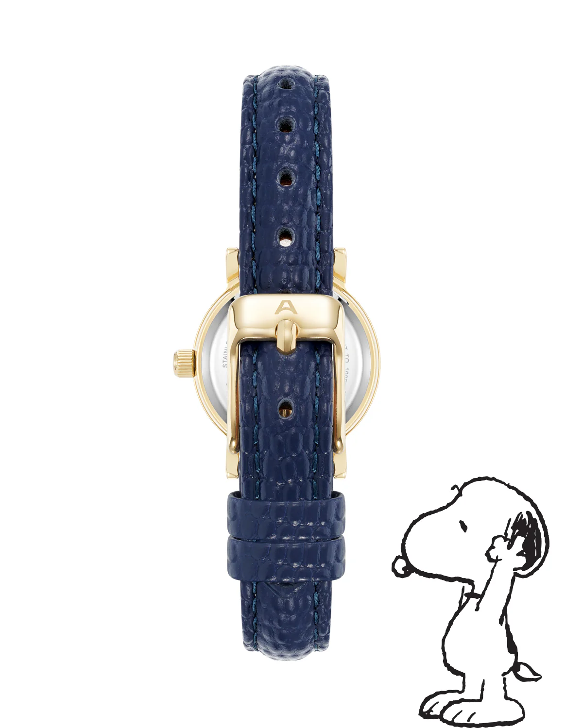 Armitron x Peanuts: Dressed to the Nines | 24mm, Peanuts Navy/Gold - Image 6