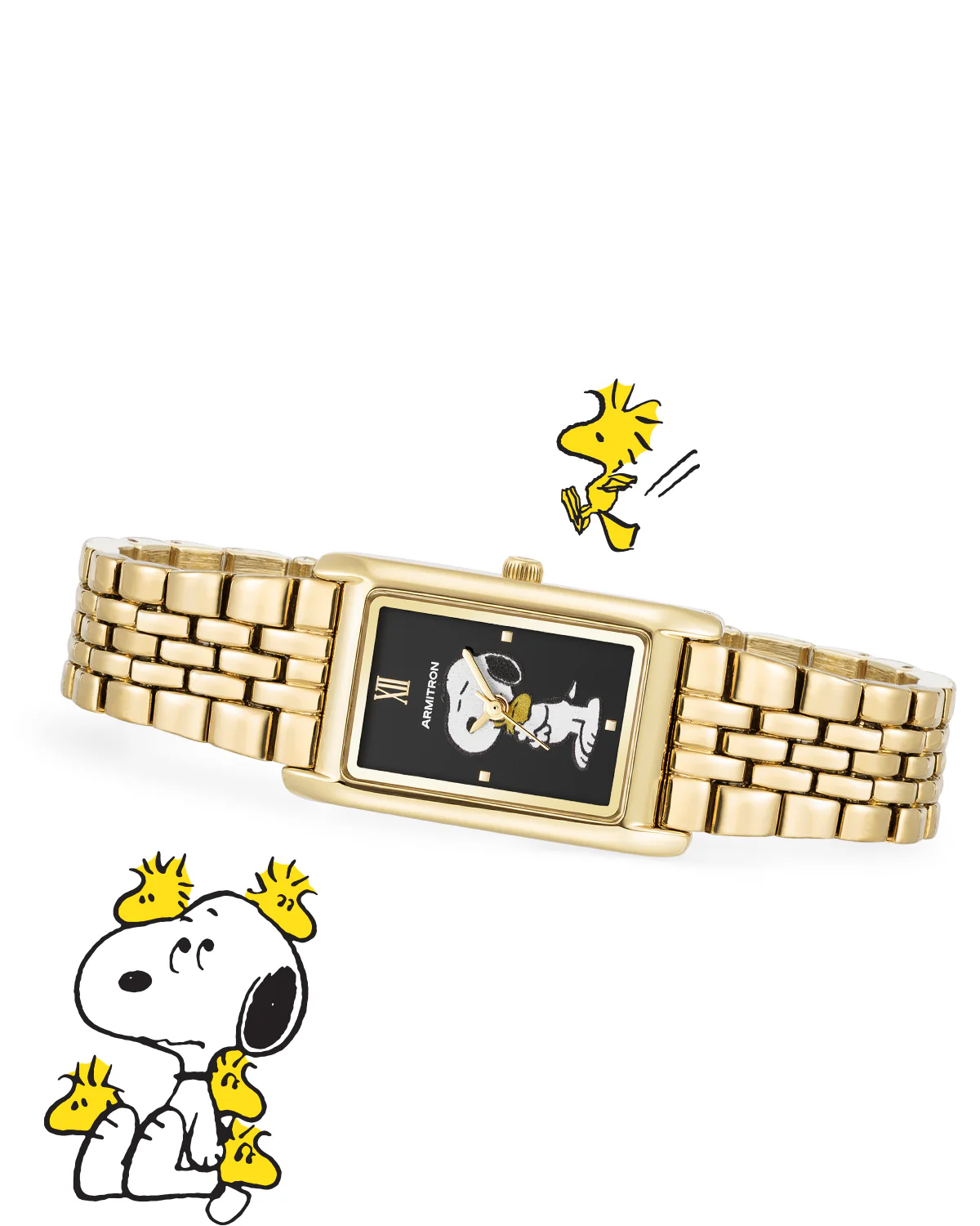 Armitron x Peanuts: Golden Hour | 20mm, Peanuts Gold/Black - Image 7