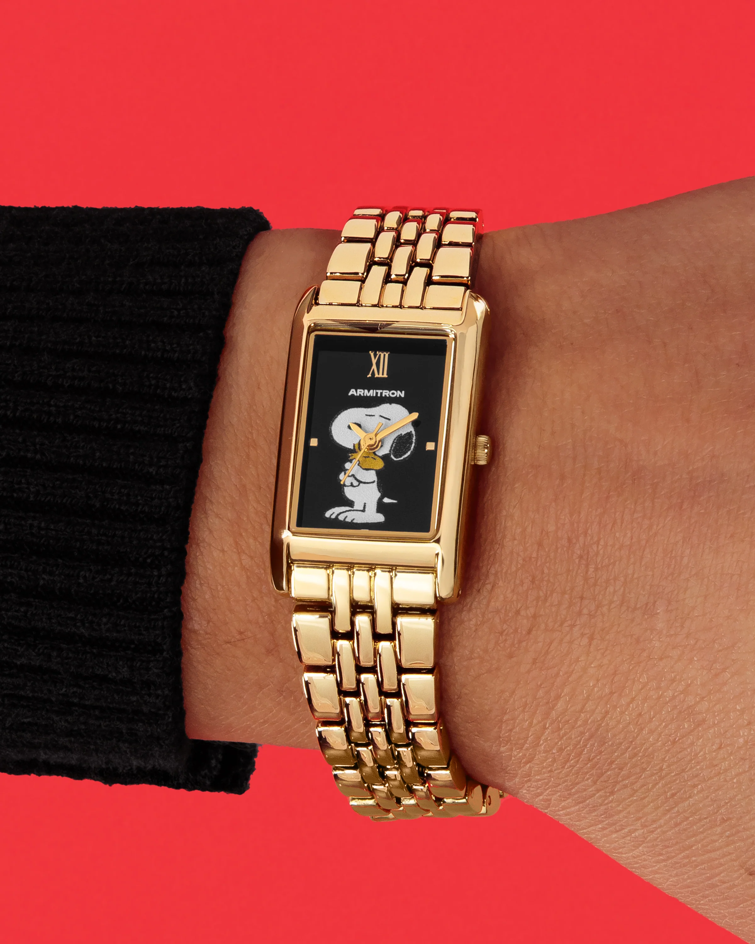 Armitron x Peanuts: Golden Hour | 20mm, Peanuts Gold/Black - Image 8