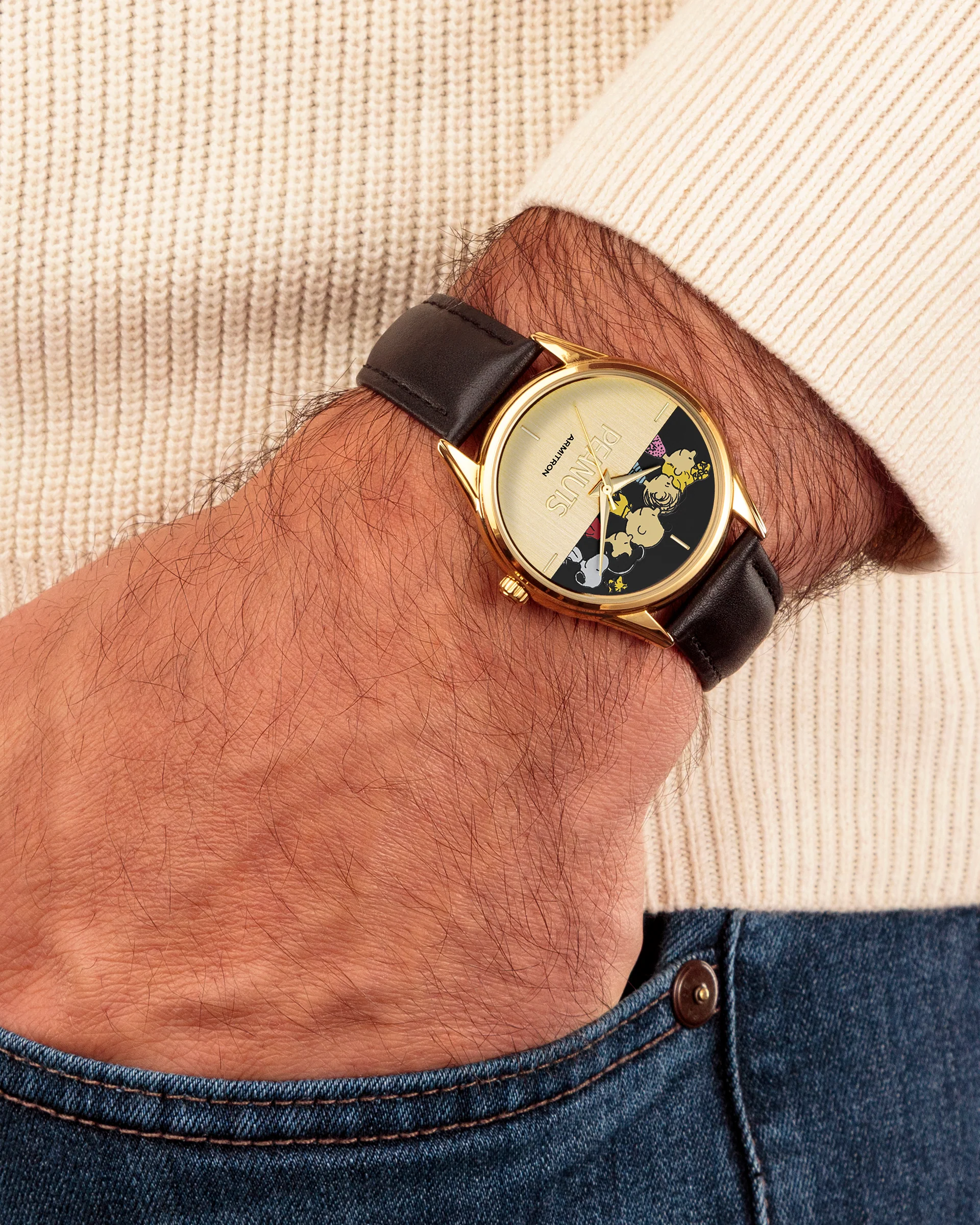 Armitron x Peanuts: The Lineup | 36mm, Peanuts Black/Gold - Image 9