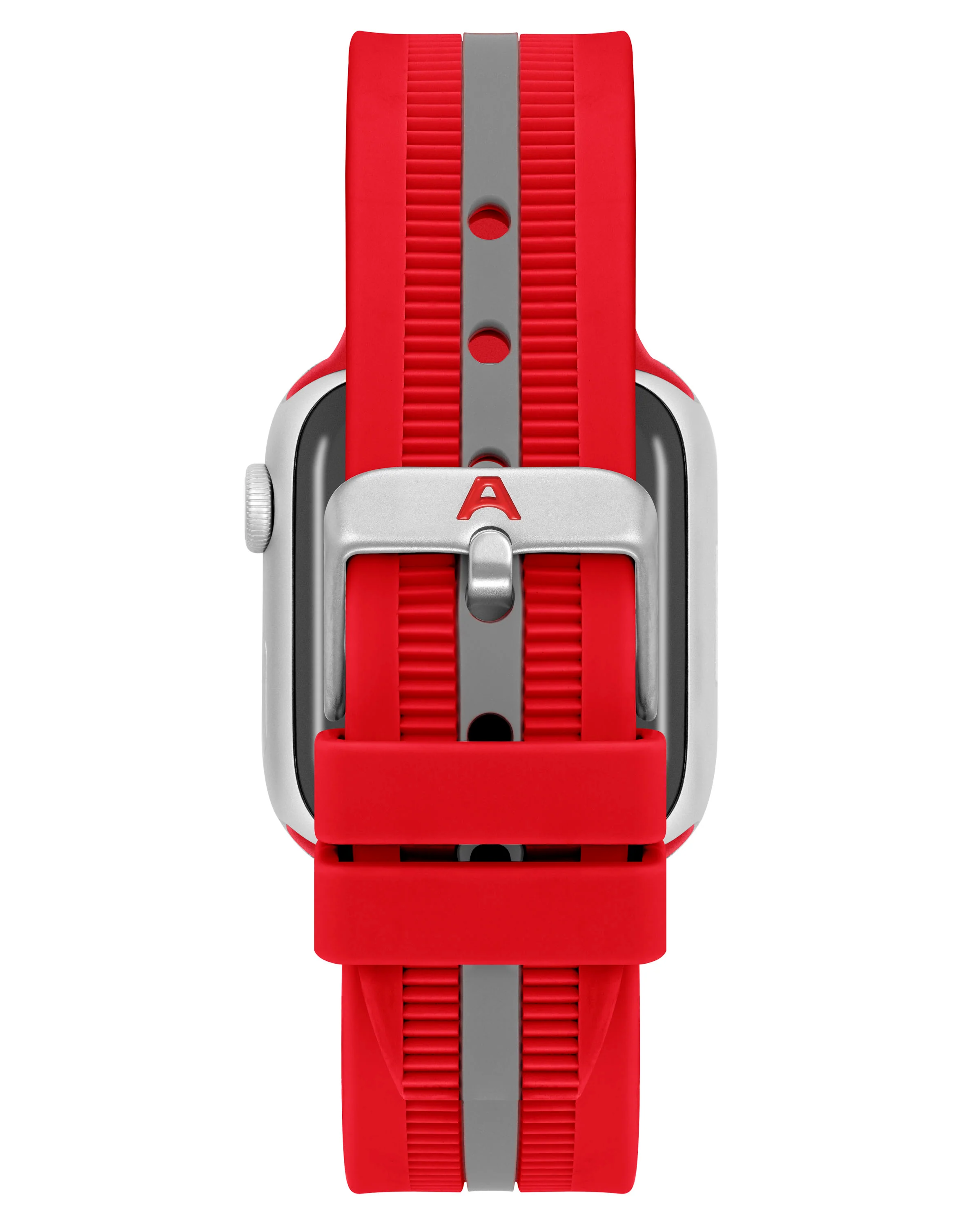 Racer Silicone Band for Apple Watch™ | Red/Gray - Image 3