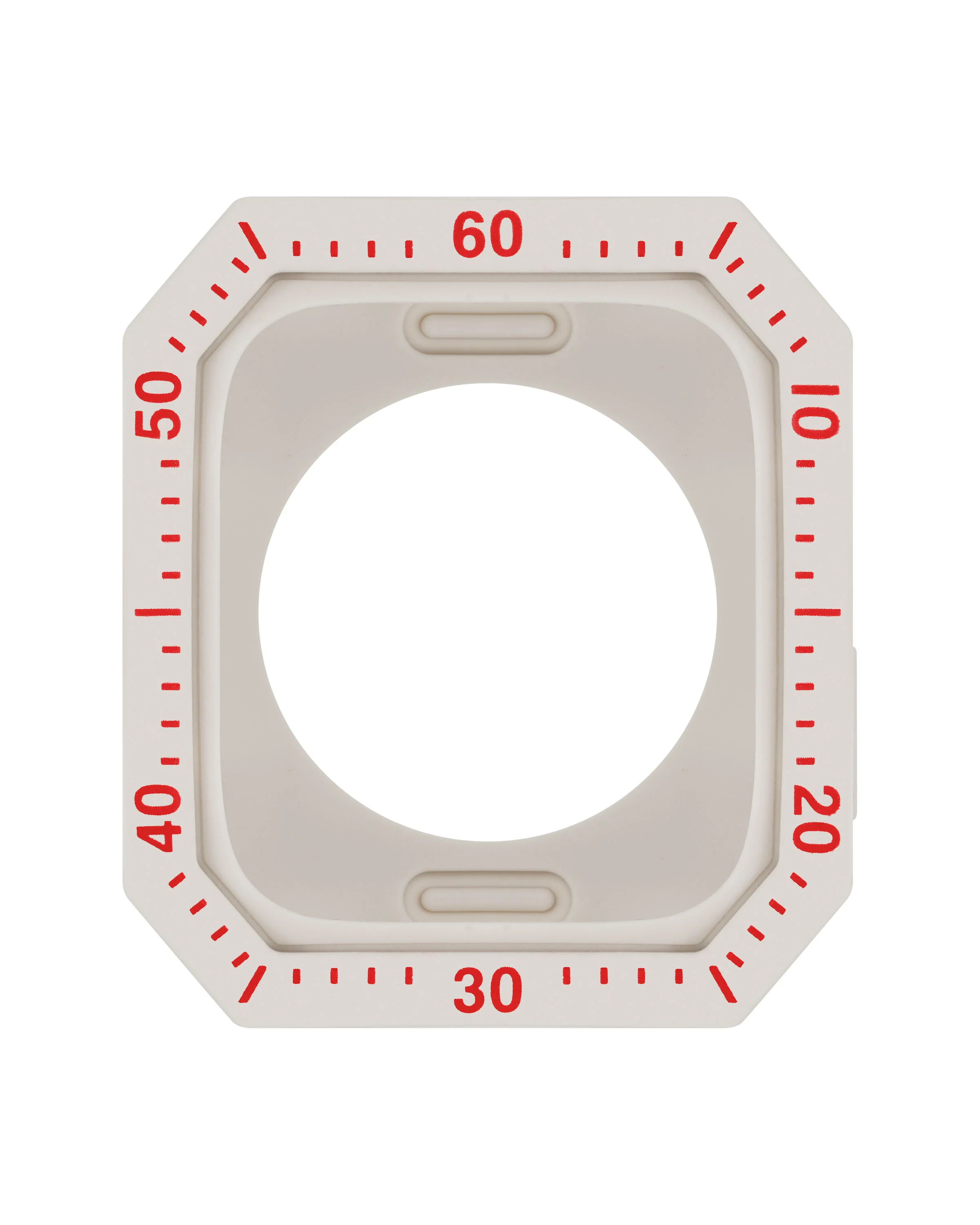 Racer Silicone Case for Apple Watch™ | Cream/Red - Image 3