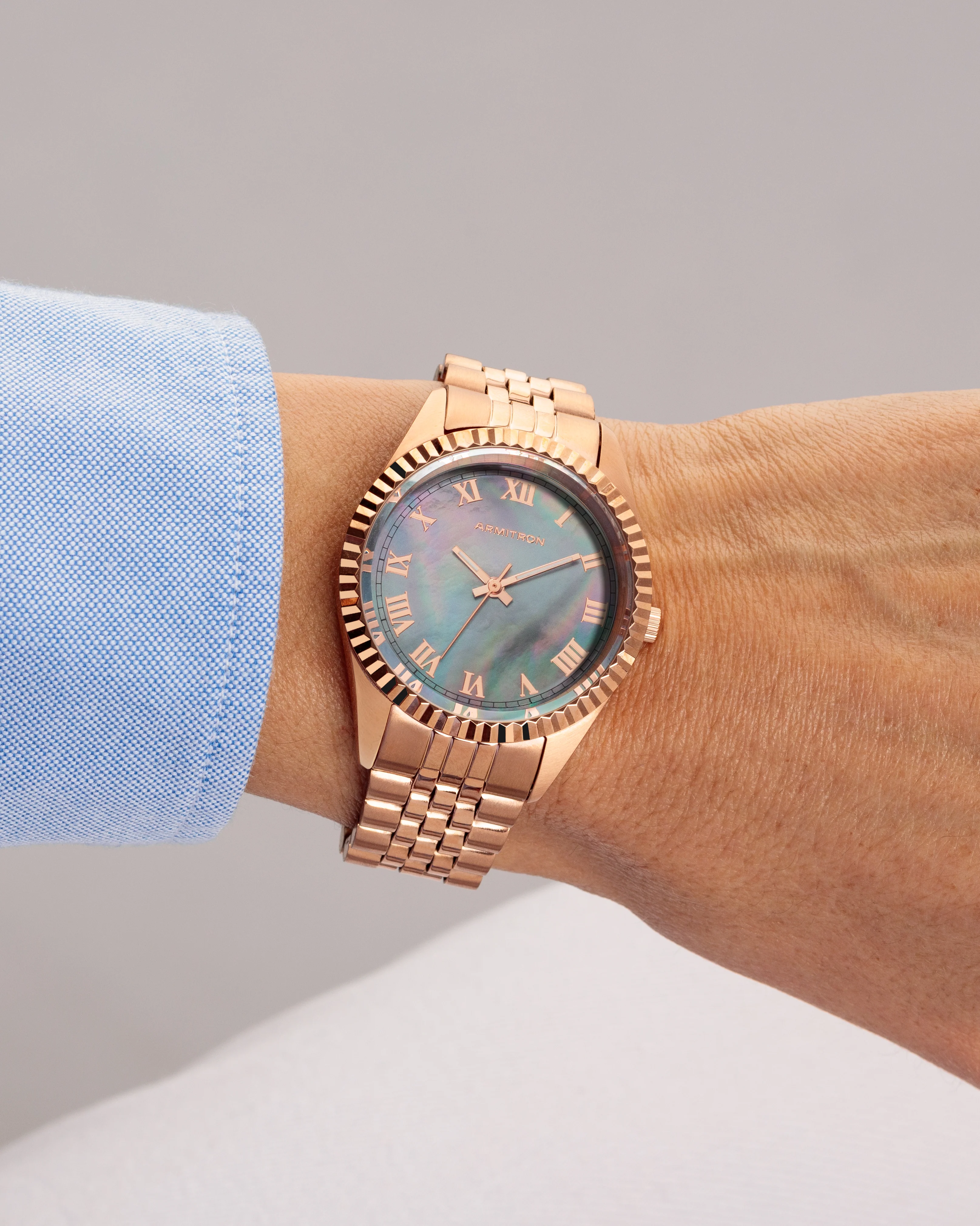 Rachel™ | 35.5mm, Iridescent/Rose Gold - Image 4